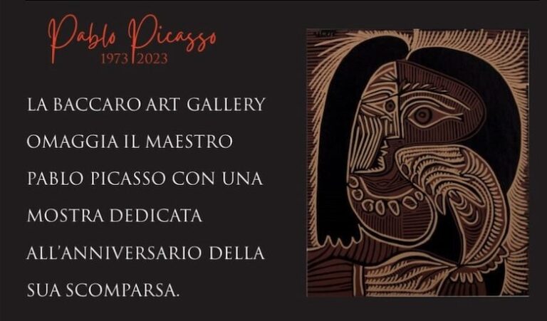 Pagani, mostra “Pablo Picasso 1973-2023” alla Baccaro Art Gallery